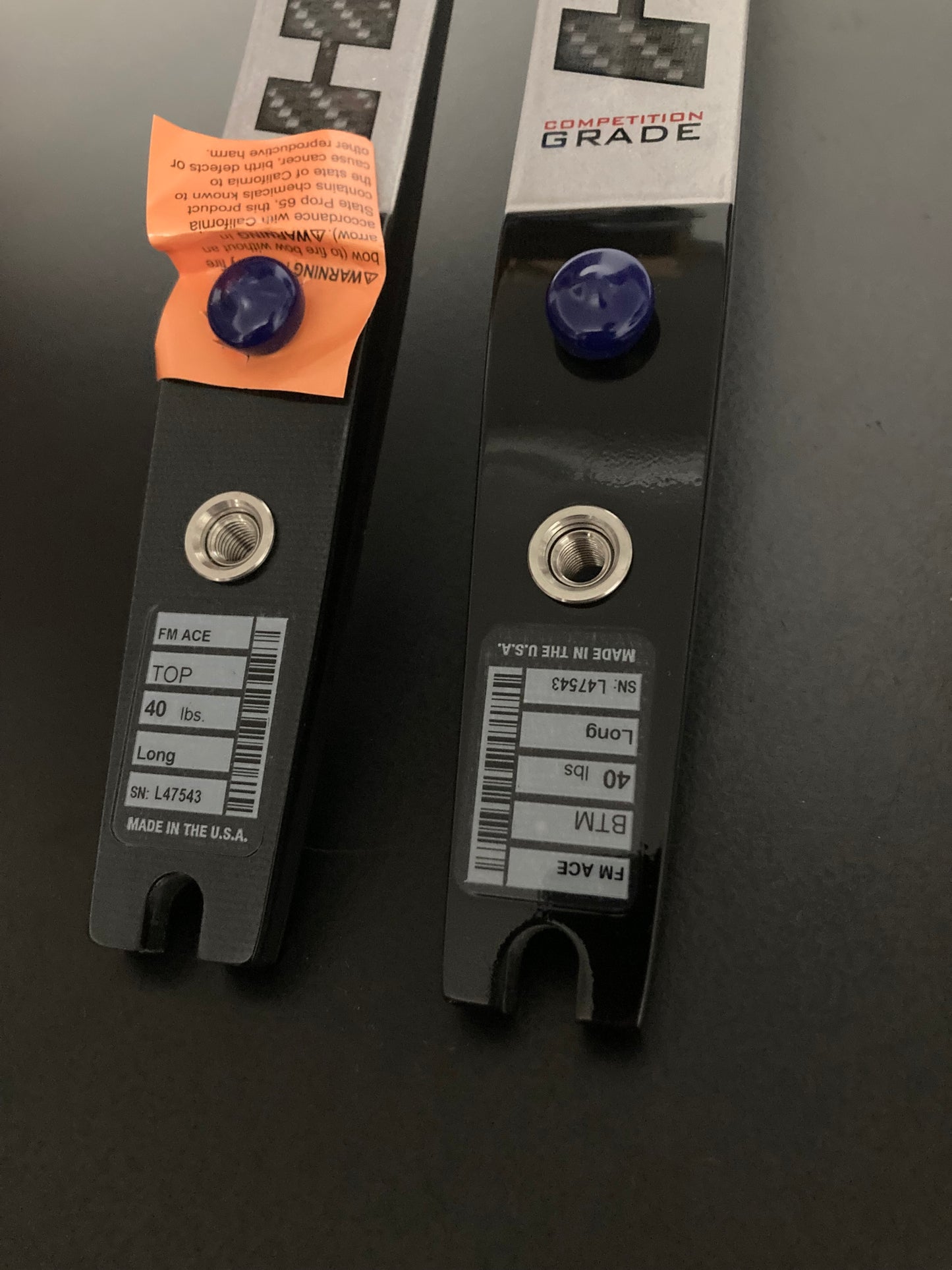 Hoyt ACE Formula Limbs 70-40 lbs - NEW (#74-75)