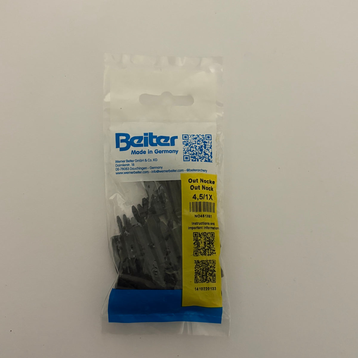Beiter Out-Nock 4.5/1 X10 Recurve Nock (CHOOSE COLOR) - NEW