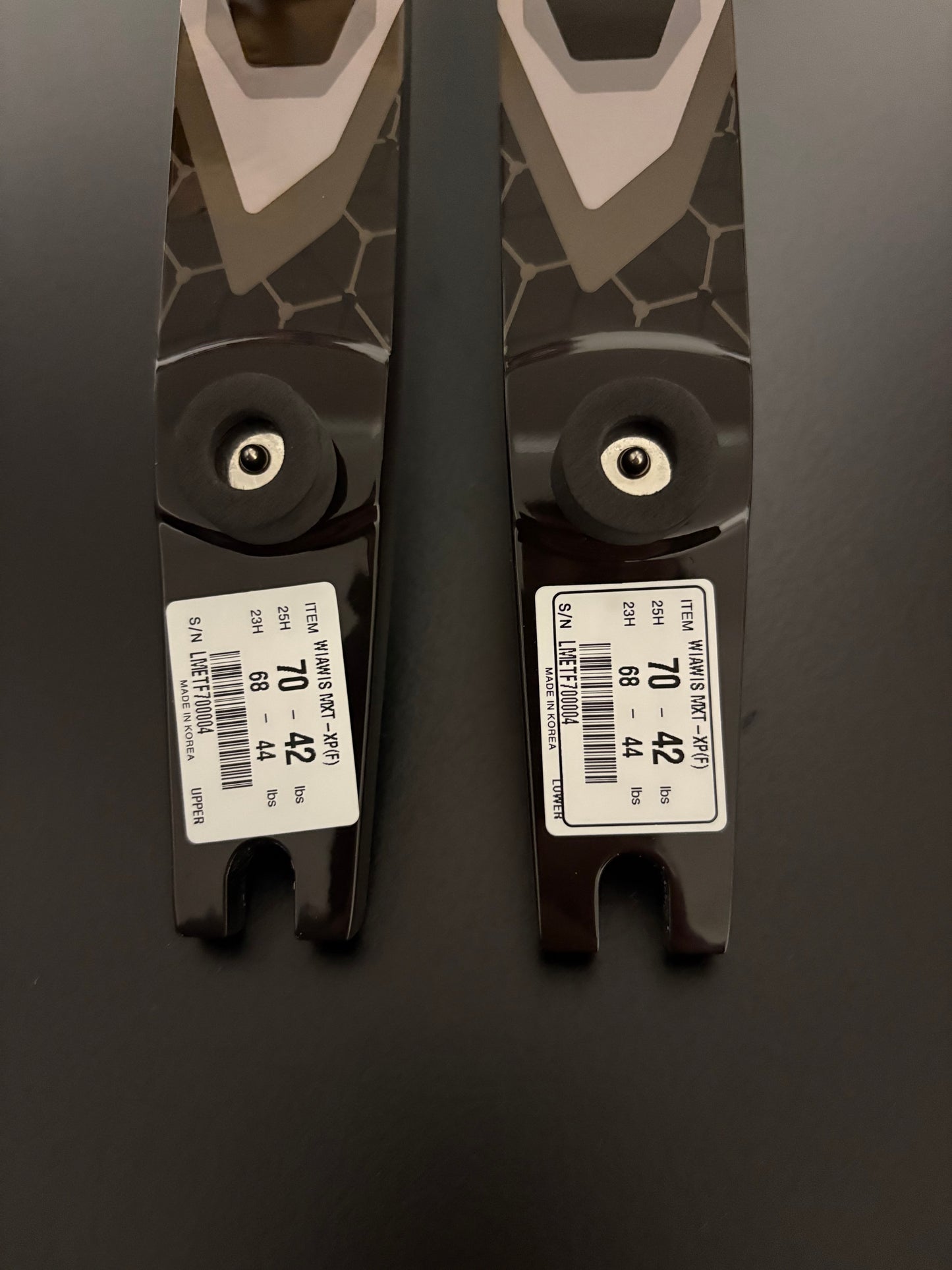 W&W Wiawis MXT-XP Foam Limbs ILF 70-42 lbs - NEW (#342)
