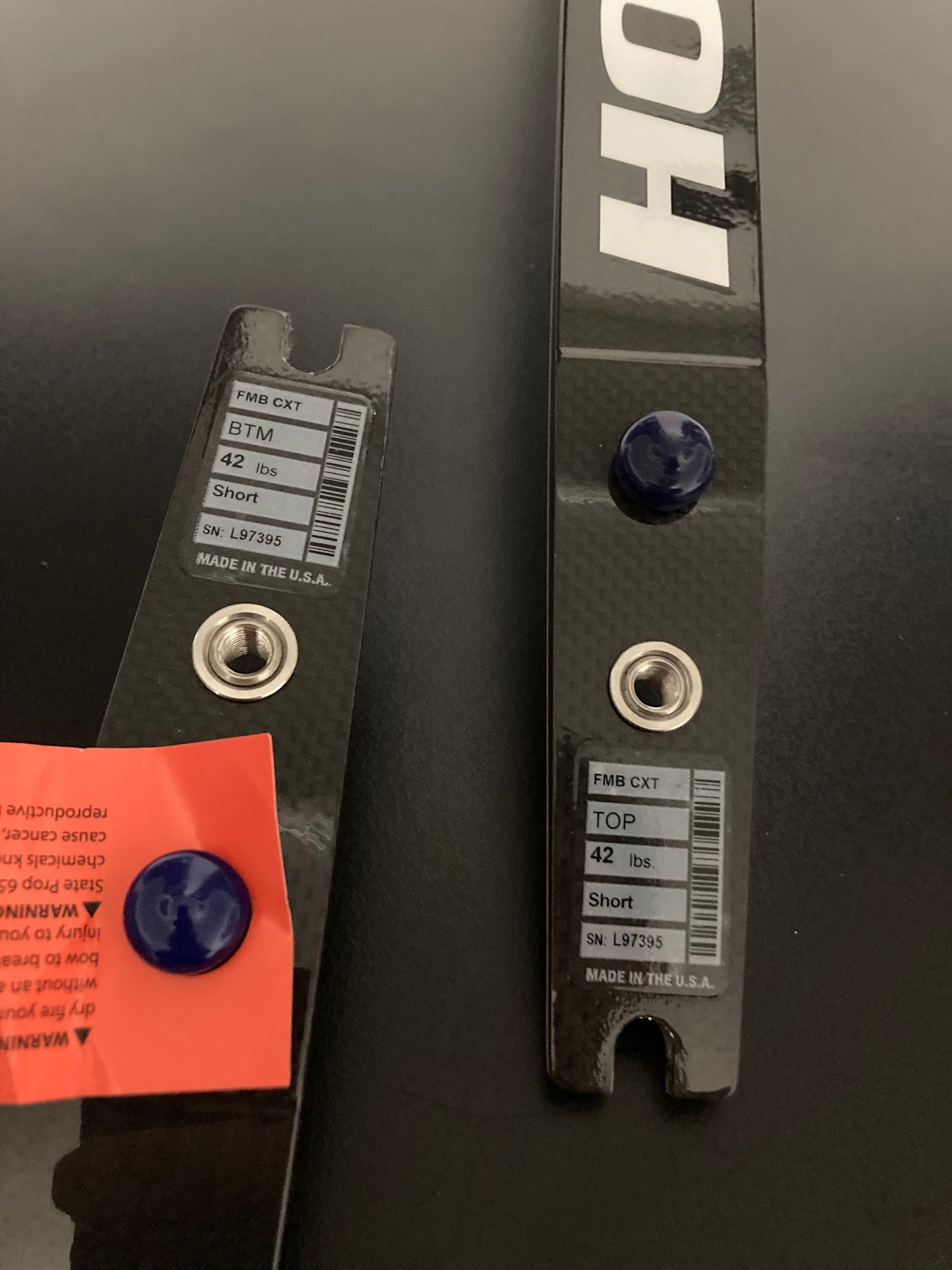 Hoyt X-Tour Formula Limbs Bamboo 66-42 lbs - NEW (#45)