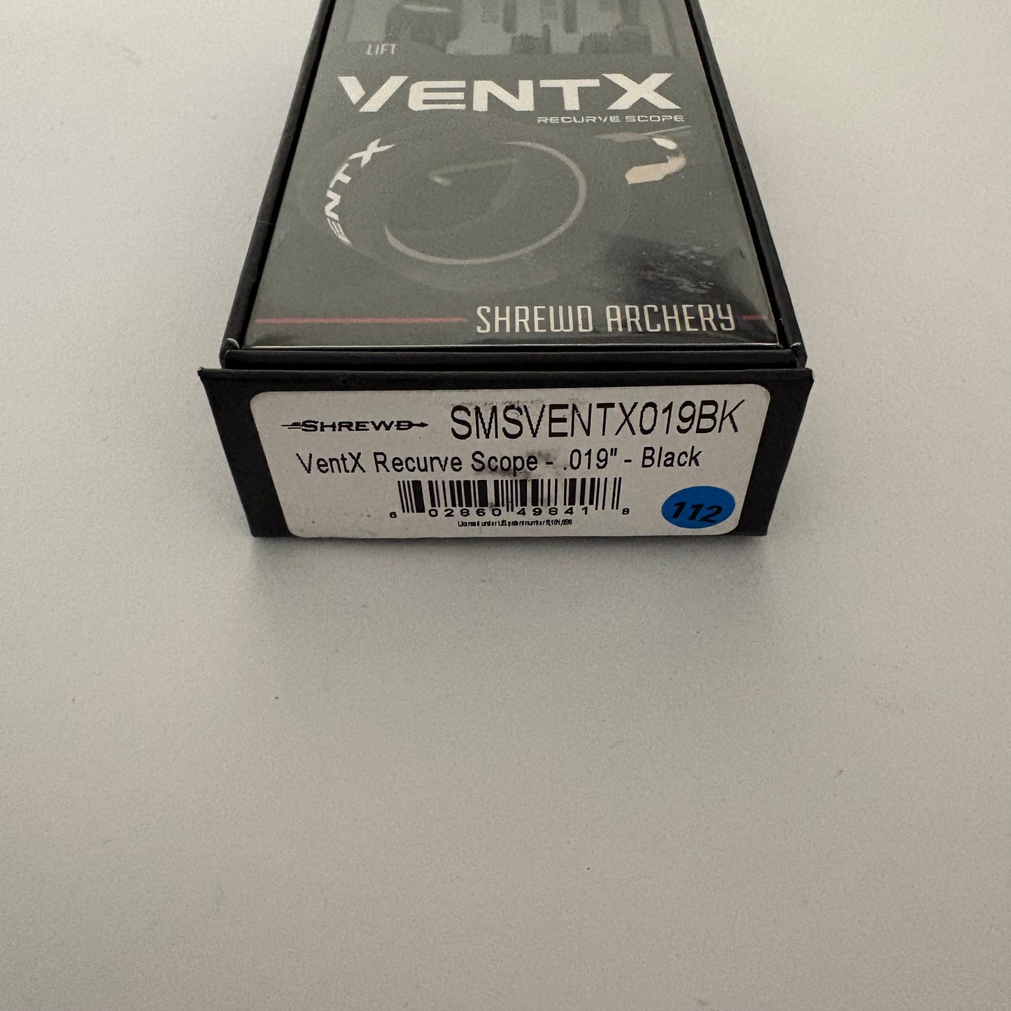 Shrewd VentX Recurve Sight Pin Scope Black - Show Model (#B112)