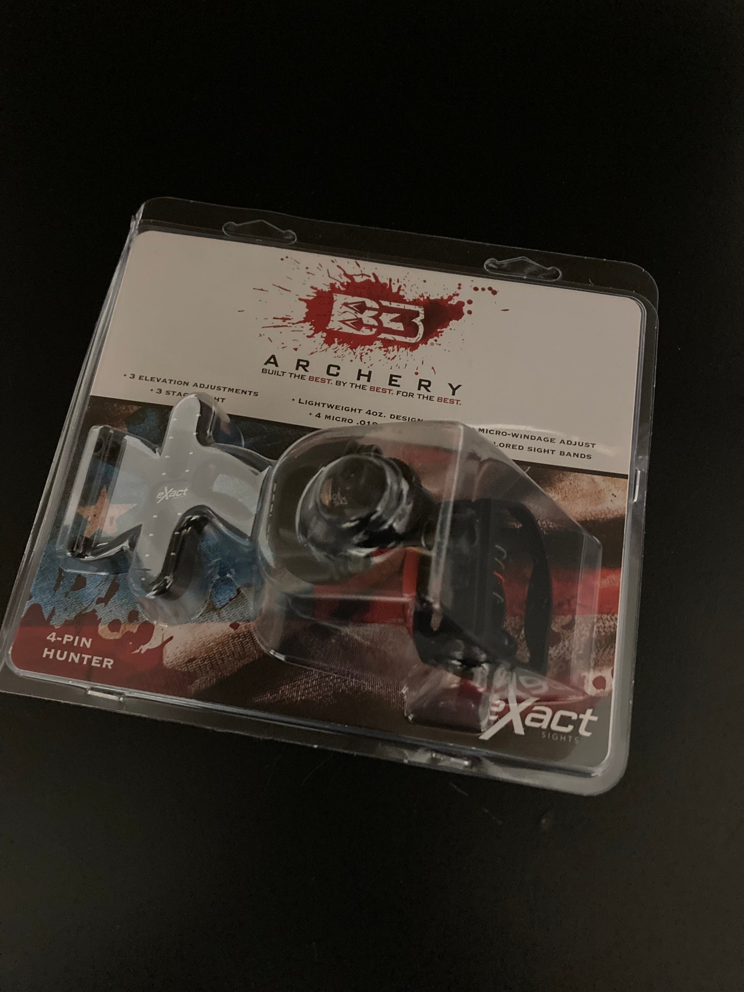 B3 Exact Hunter 4-pin Sight 2022 RH - NEW