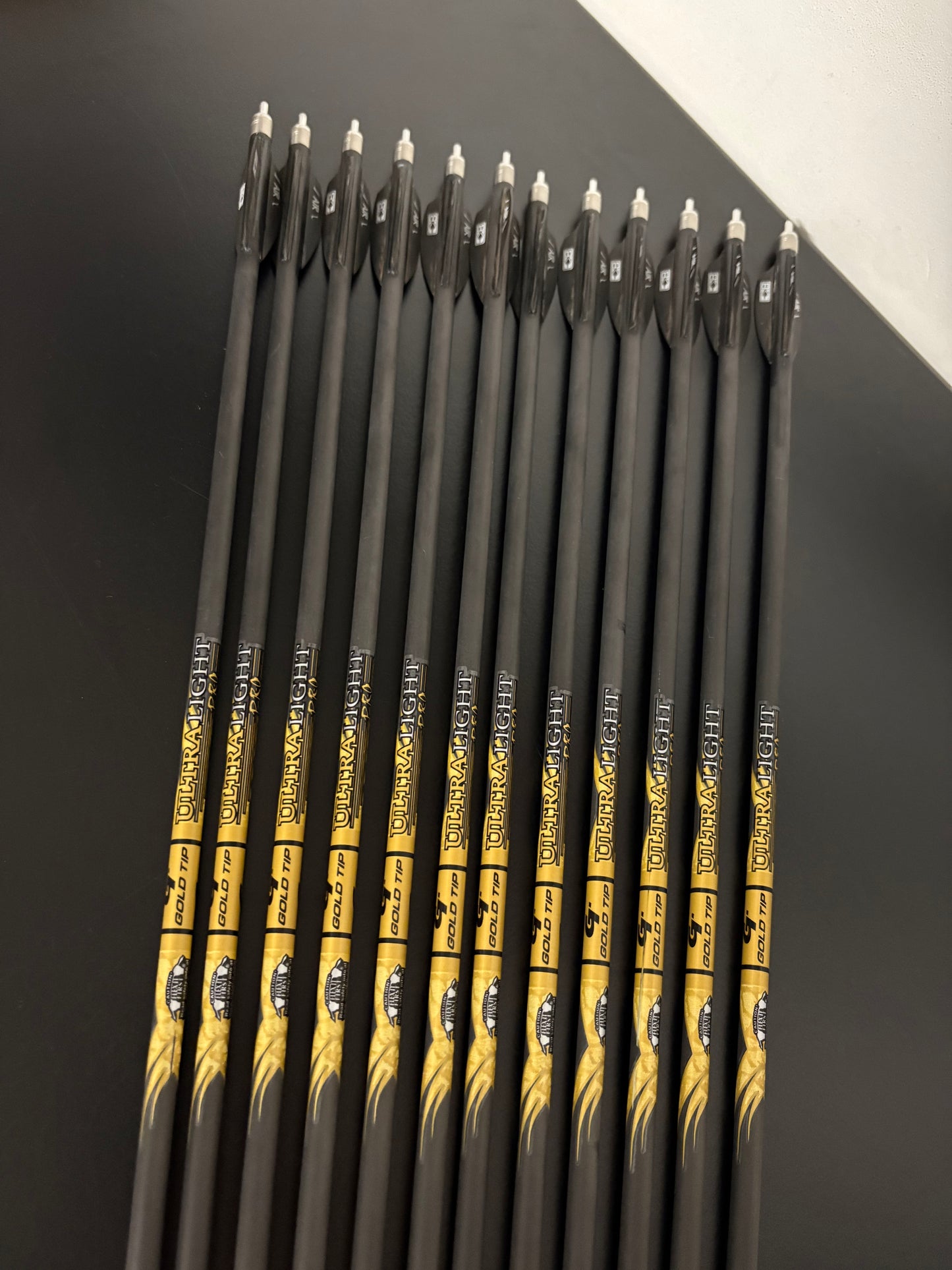 Gold Tip Ultralight Pro Carbon Arrows 12 pcs / Spine 300 / 29 5/8 inch - Used