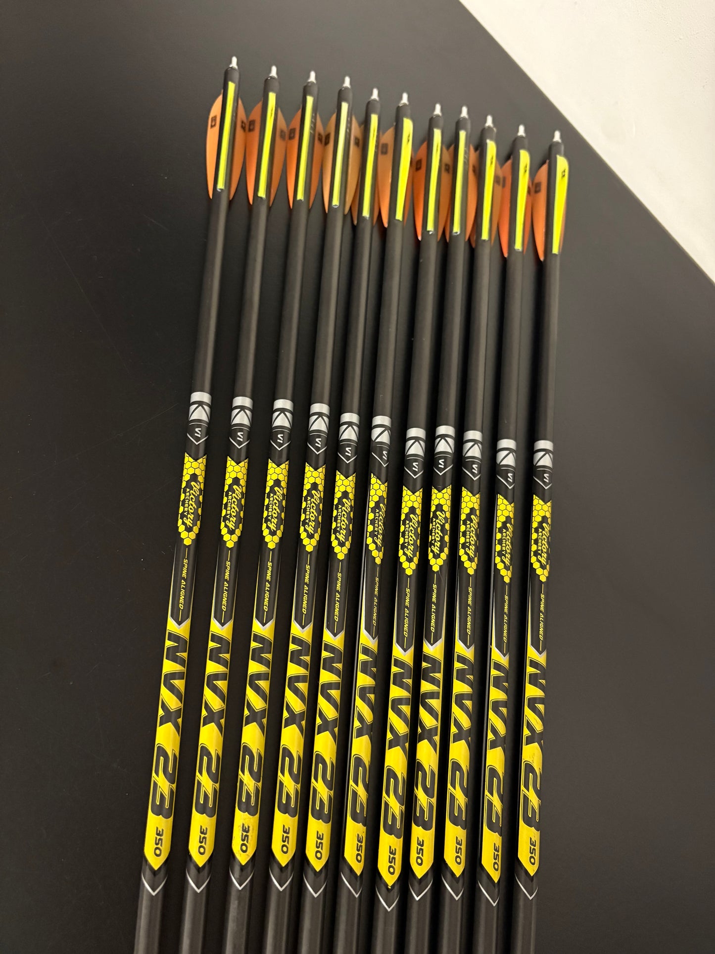 Victory NVX 23 Carbon Arrows 11 pcs / Spine 350 / 29.5 inch - Used