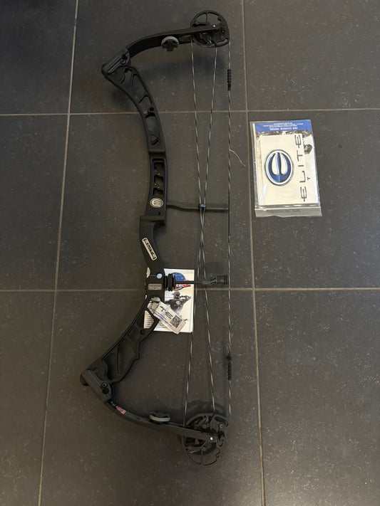 Elite Victory 37 Compound Bow RH Black 50-60 lbs - NEW