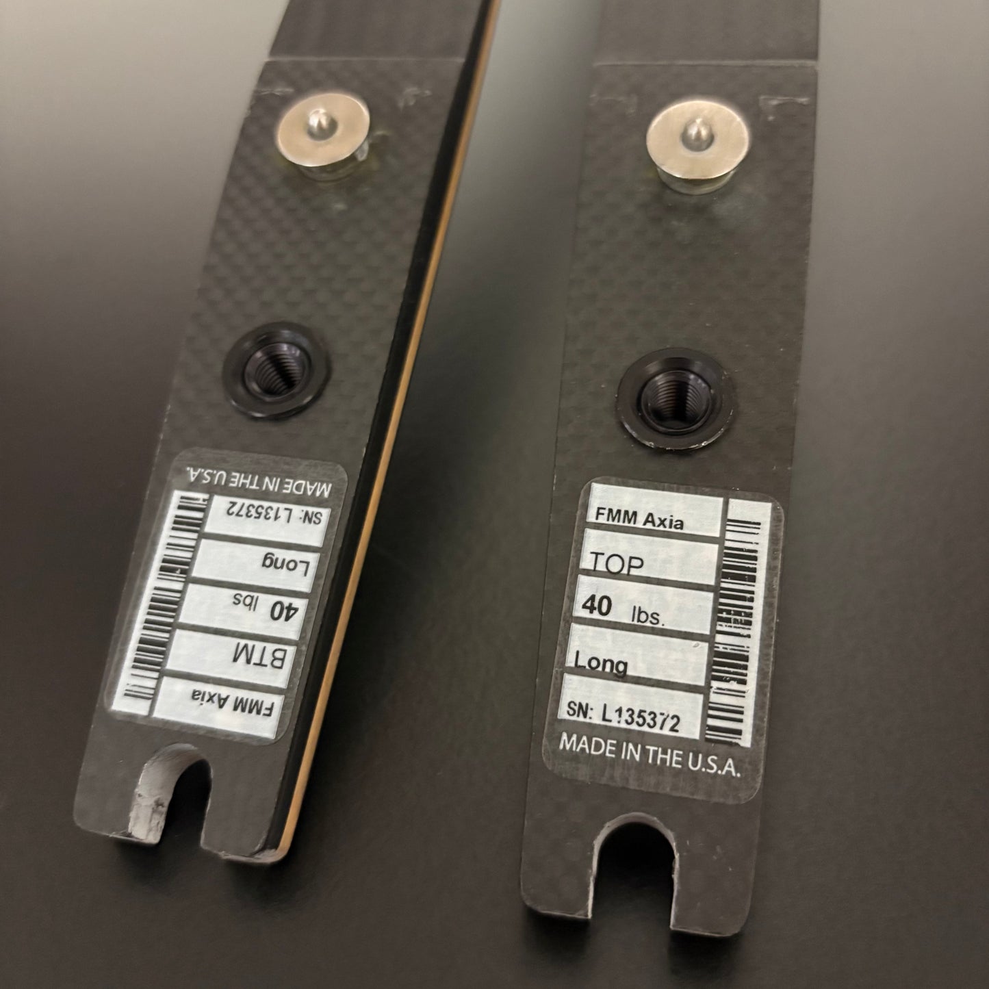 Hoyt Axia Formula Limbs Resin 70-40 lbs - Used (#179)