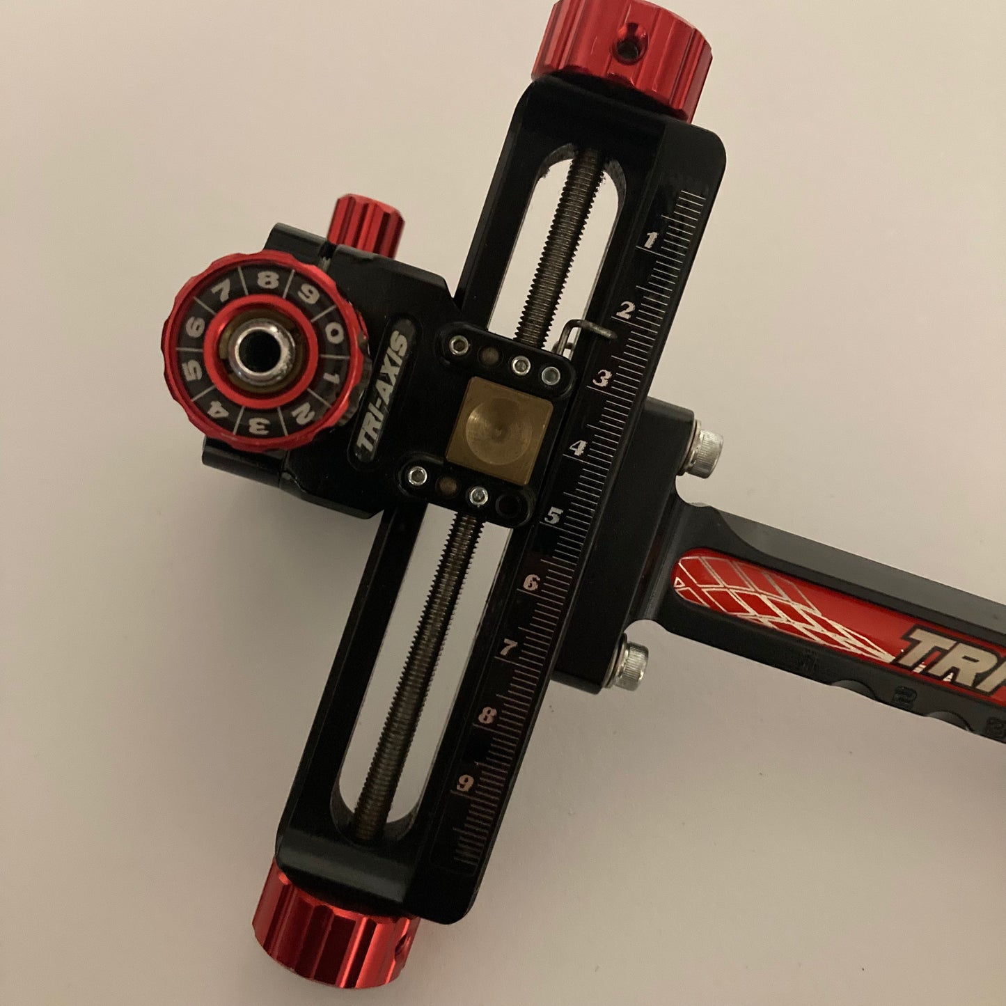 Mybo Tri Axis Compound Sight LH Red/Black 6 inch With Scope - Used