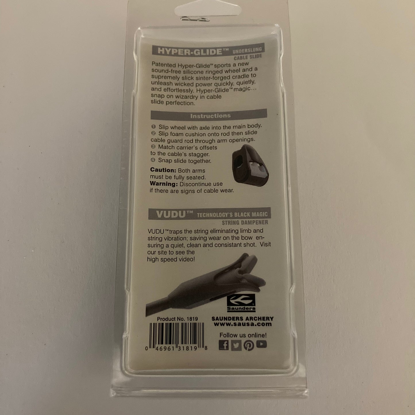 Saunders Hyper Glyde Cable Slide - NEW (#145)