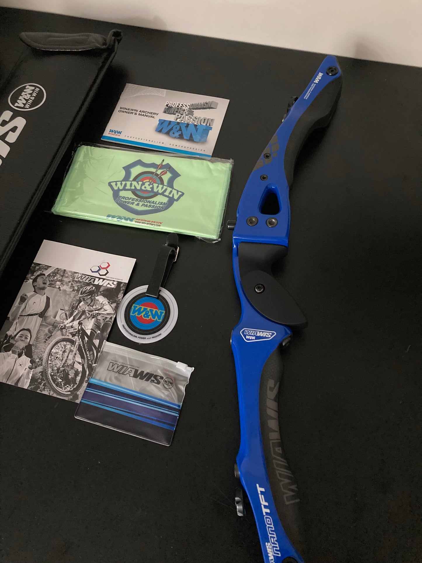 W&W Riser Wiawis Nano TFT Carbon LH Blue 25'' NEW