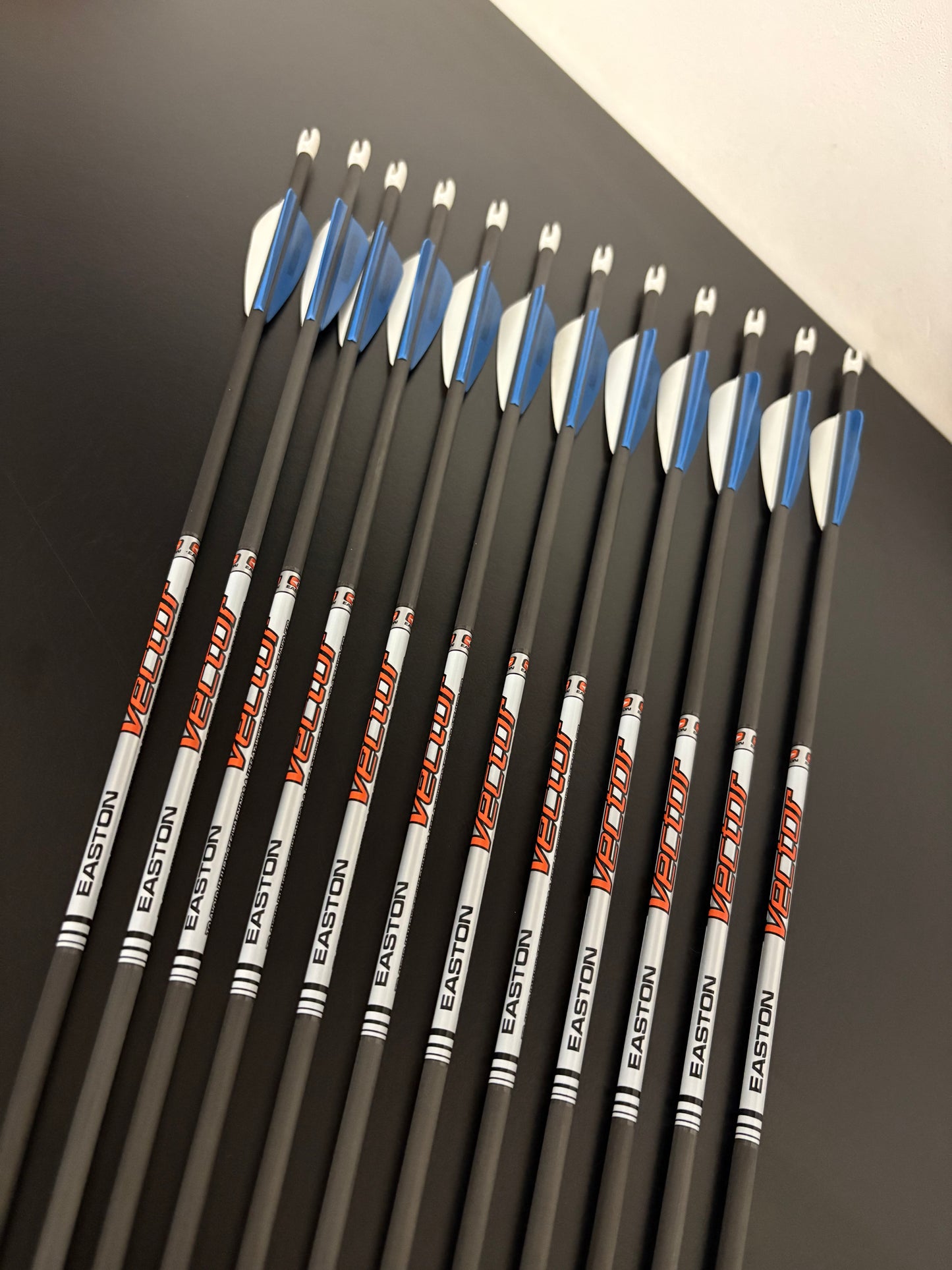 Easton Vector Carbon Arrows 12 pcs / 800 Spine / 29 5/8 inch - NEW