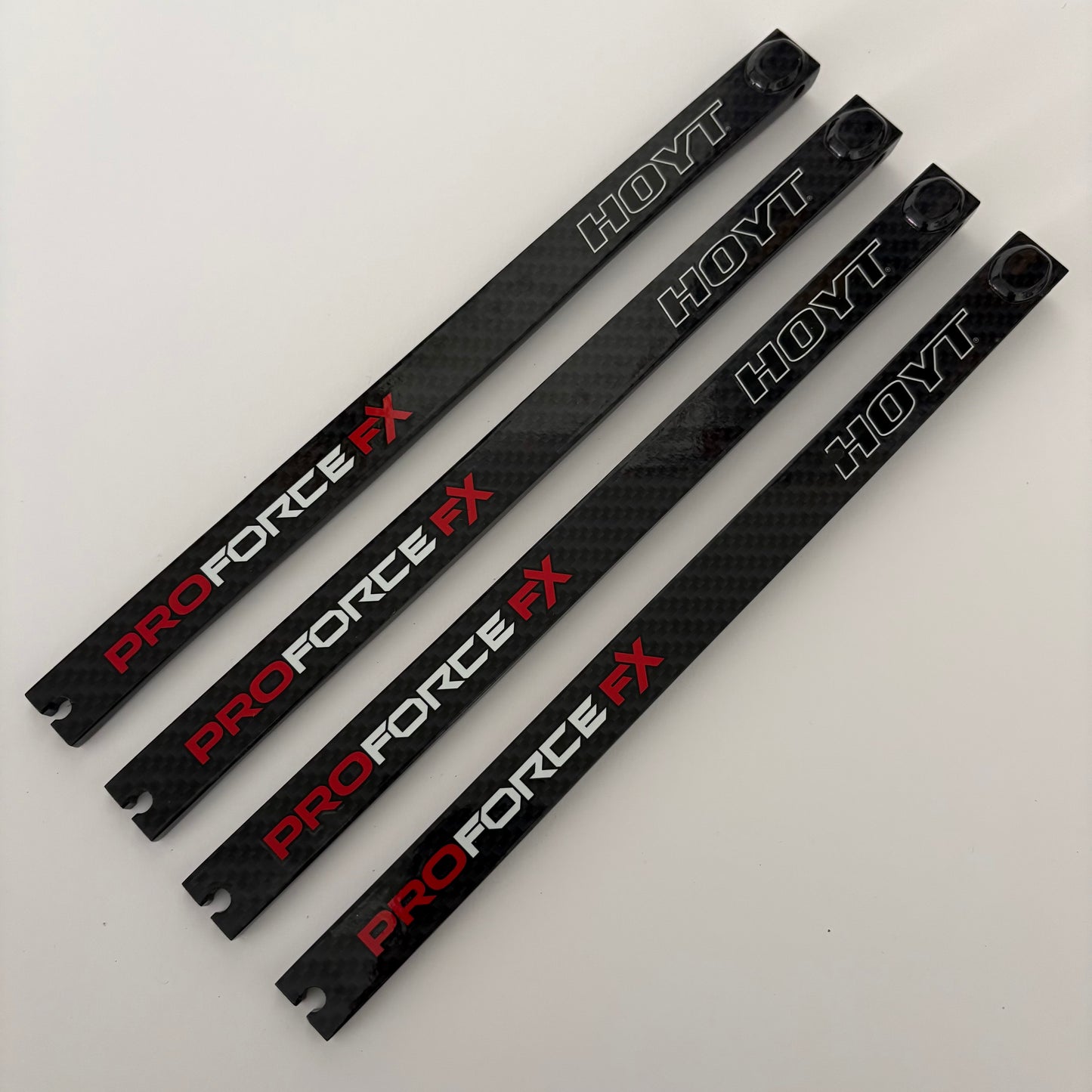 Hoyt Pro Force FX Compound Limbs 40-50 lbs Deflection 128 Glossy Black - Used (#455)