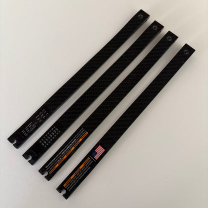 Hoyt Pro Force FX Compound Limbs 40-50 lbs Deflection 128 Glossy Black - Used (#455)