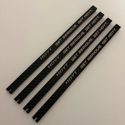 Hoyt HyperEdge Compound Limbs 30-40 lbs Deflection 62 Matt Black General Hoyt Logo - NEW (#479)