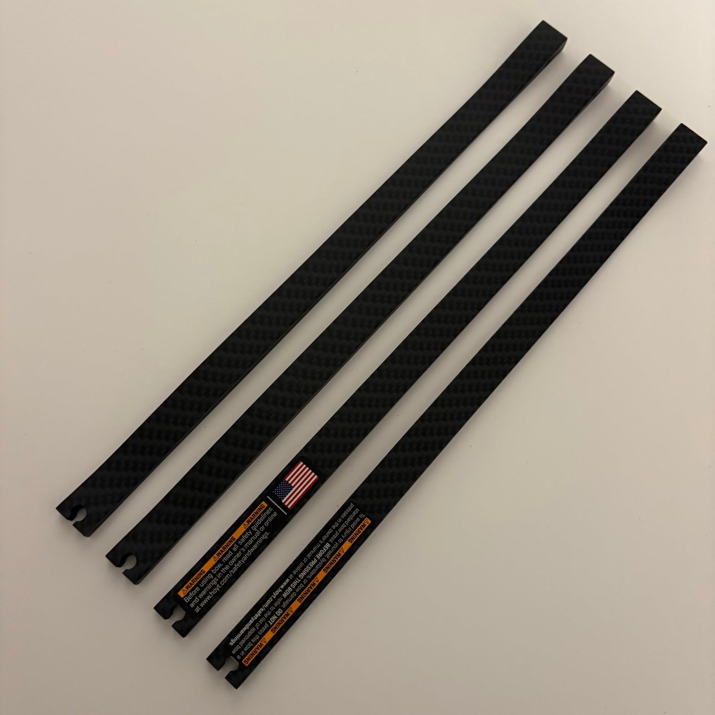 Hoyt HyperEdge Compound Limbs 30-40 lbs Deflection 62 Matt Black General Hoyt Logo - NEW (#479)