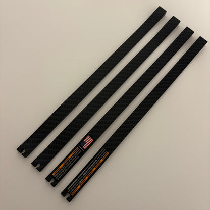 Hoyt HyperEdge Compound Limbs 30-40 lbs Deflection 62 Matt Black General Hoyt Logo - NEW (#479)