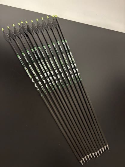 Cross-X Fulmen XXL Carbon Arrows 12 pcs / Spine 500 / 27.5 inch - Used