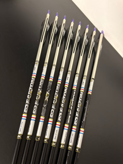 Easton X27 2712 Aluminium Arrows 8 pcs / 31 inch - Used