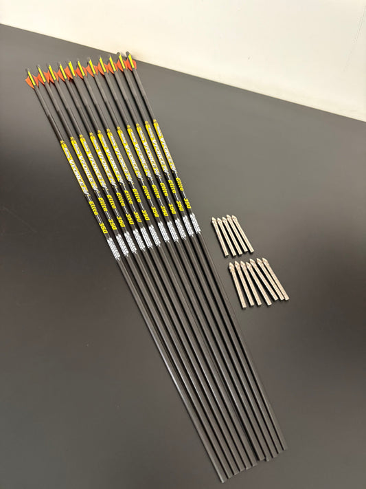 Victory V-Force HV Elite Carbon Arrows 11 pcs / Spine 350 / 28.75 inch - Show Model