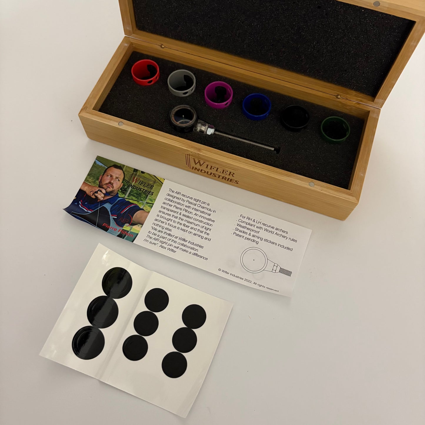 Wifler Air Recurve Sight Pin Green Fiber - NEW (#431-432)