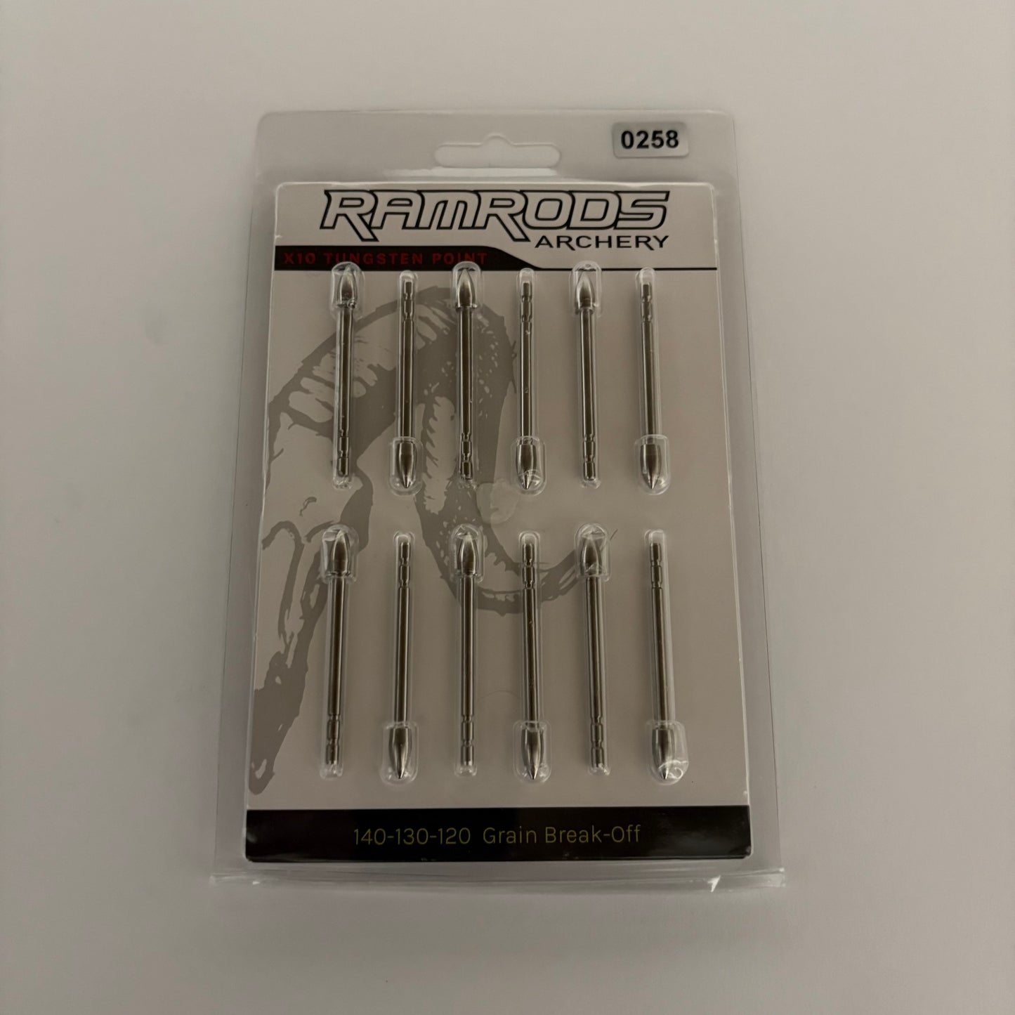 Ramrods X10 Tungsten Break-Off Points 120-140 grain - NEW (#258)