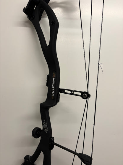 PSE Mach 35 Carbon DS EC2 Compound Bow RH Black 60-70 lbs - NEW