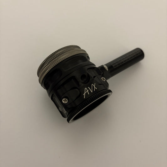 Axcel AVX31 Compound Scope RH Black 4x Clear Target Doc's Choice Lens - Used (#OB170)