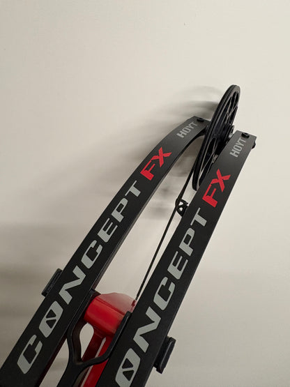 Hoyt Concept FX 34 Compound Bow RH Red Flare 40-50 lbs - Show Model
