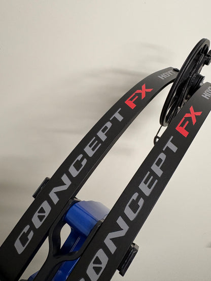 Hoyt Concept FX 34 Compound Bow LH Impact Blue 50-60 lbs - NEW