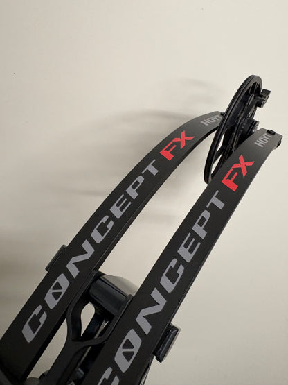 Hoyt Concept FX 34 Compound Bow LH Blue on Black 50-60 lbs - NEW