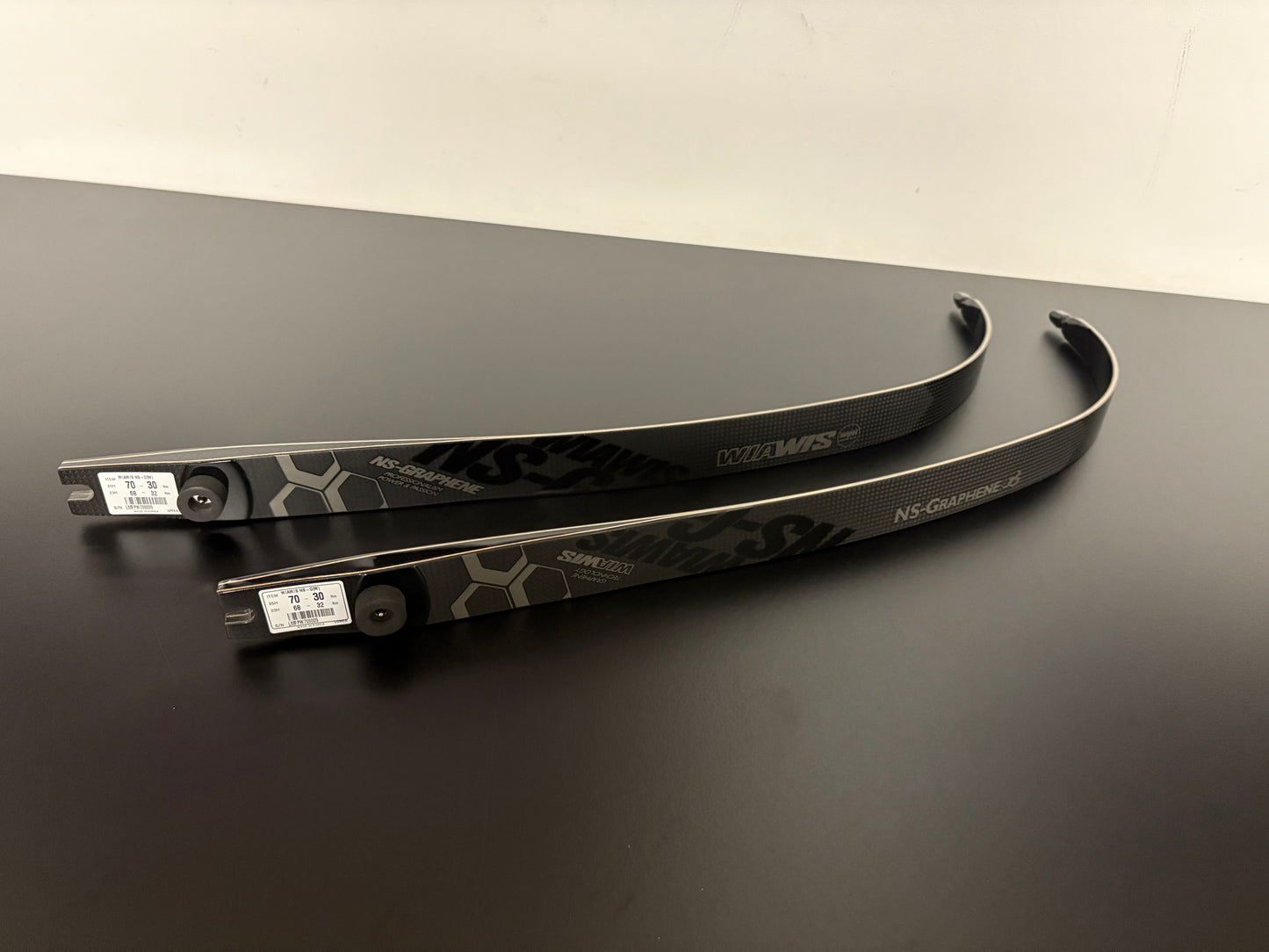 W&W Wiawis NS-Graphene Wood Limbs ILF 70-30 lbs - NEW (#197)