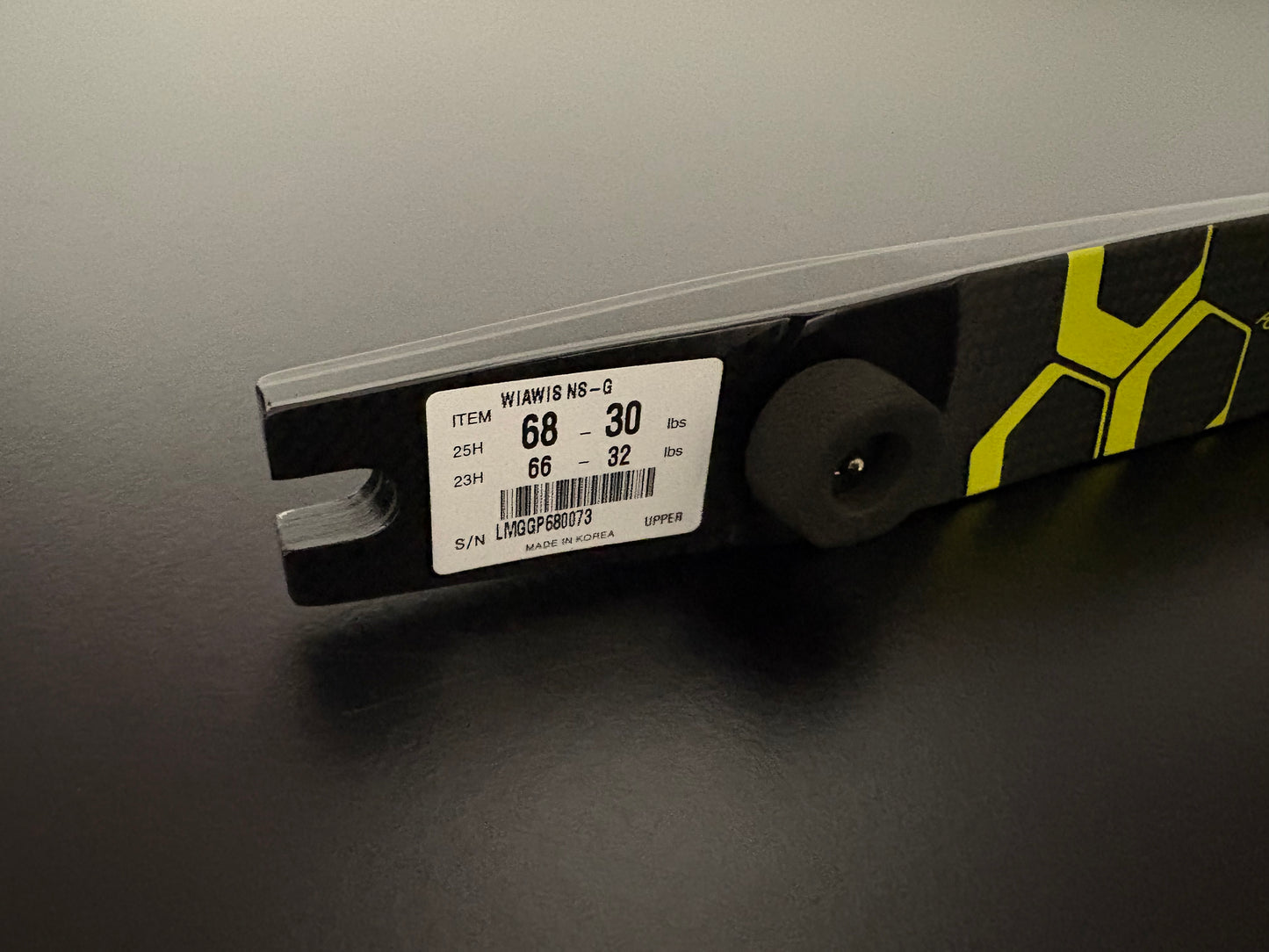 W&W Wiawis NS-Graphene Foam Limbs ILF 68-30 lbs - NEW (#300)