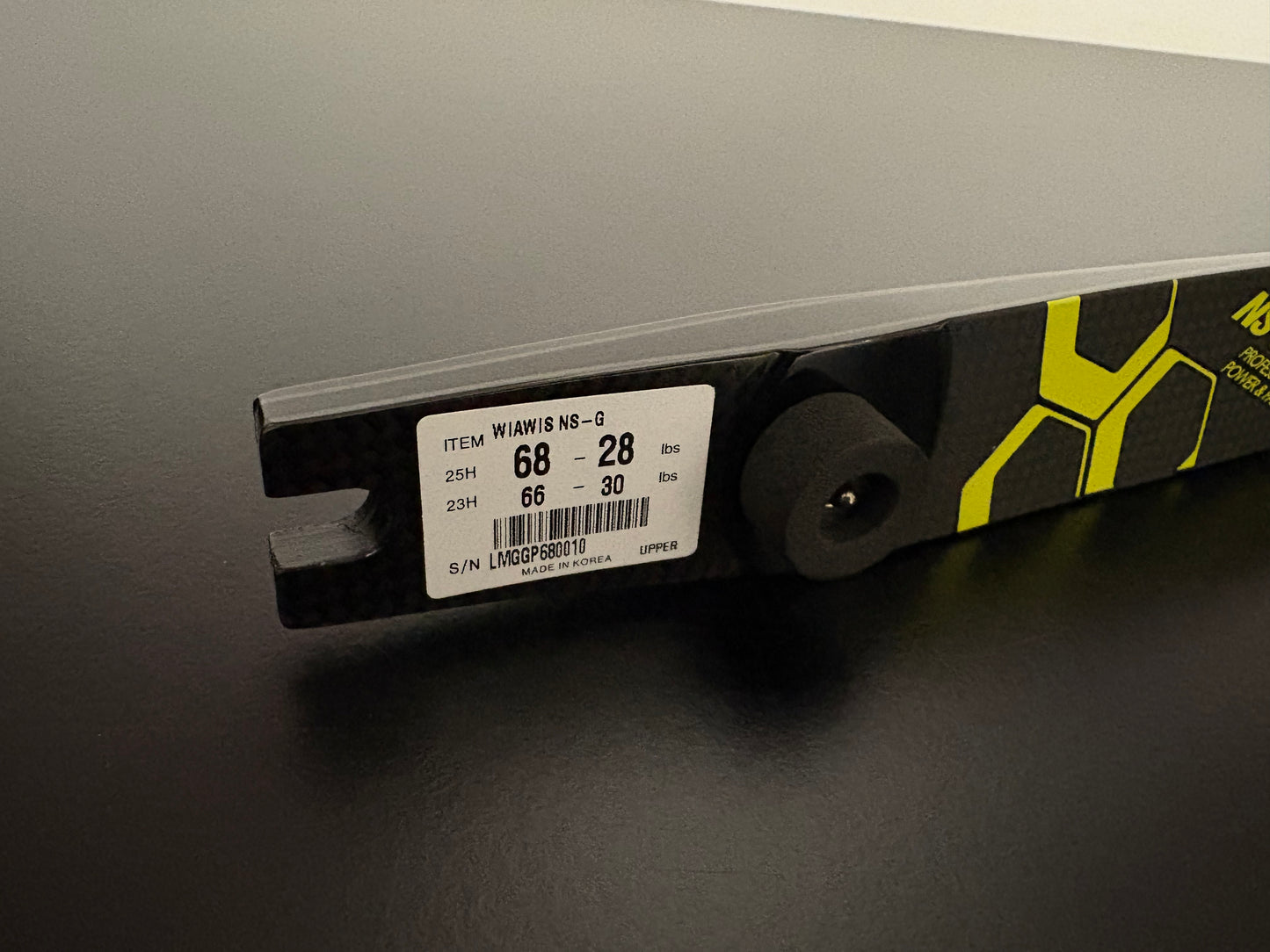 W&W Wiawis NS-Graphene Foam Limbs ILF 68-28 lbs - NEW (#301)