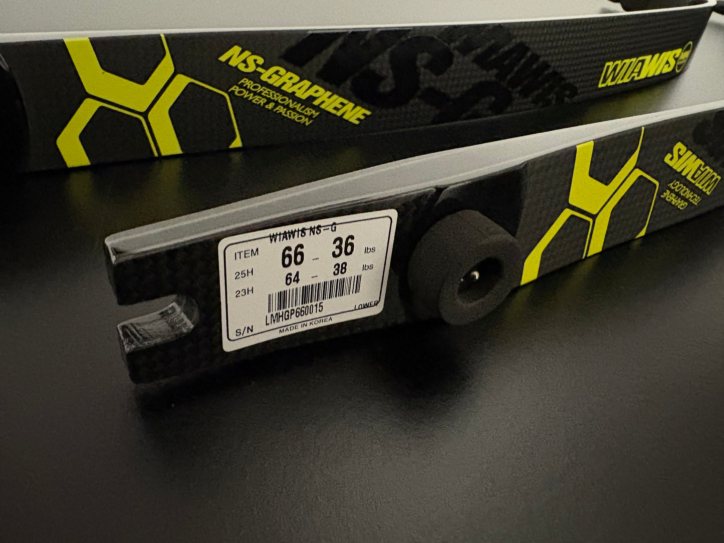 W&W Wiawis NS-Graphene Foam Limbs ILF 66-36 lbs - NEW (#302)