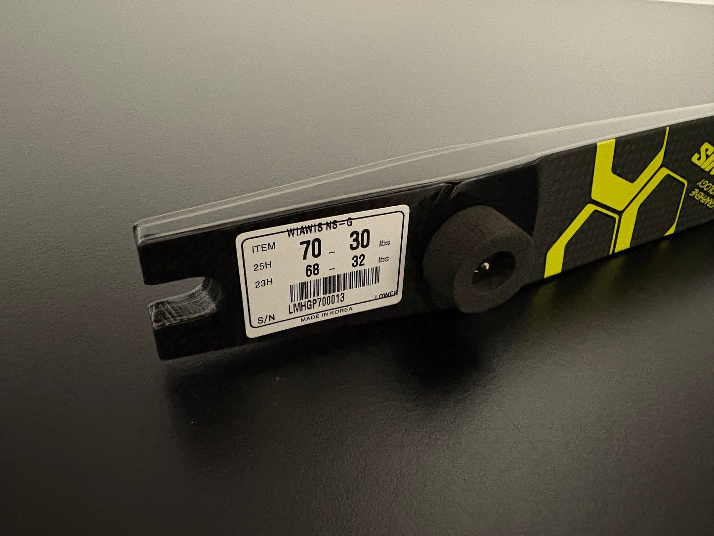 W&W Wiawis NS-Graphene Foam Limbs ILF 70-30 lbs - NEW (#304)