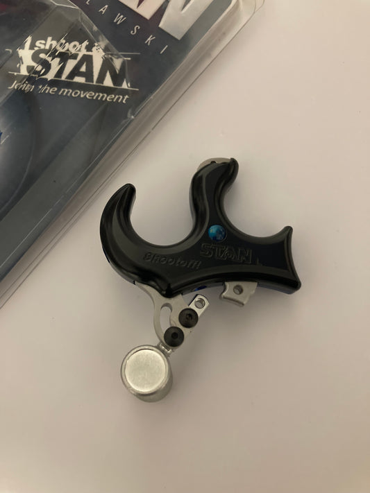 Stan Shootoff 2-Finger Trigger Release Black/Blue - Show Model (#190)