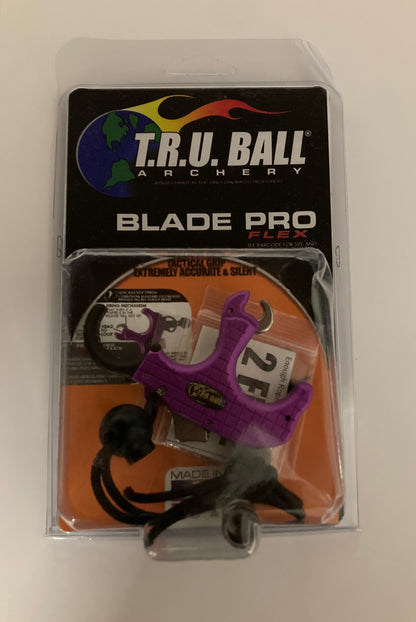 TRU Ball Blade Pro Flex Quicksilver/Purple Medium - NEW (#196)