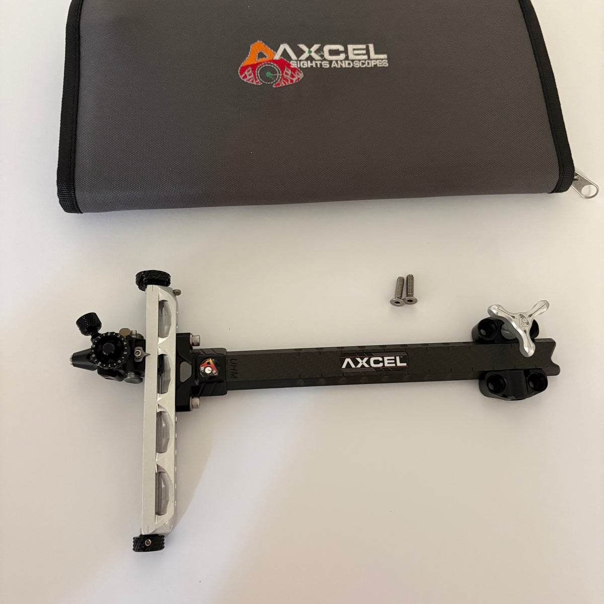 Axcel Achieve XP Recurve Sight LH Silver 9'' - Used (#OR100)