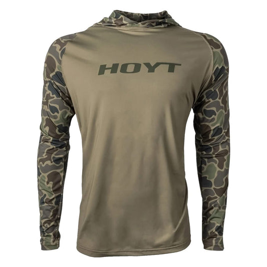 Hoyt Long Sleeve Sun Shirt 'Duck Camo' Size M - NEW (#G66)