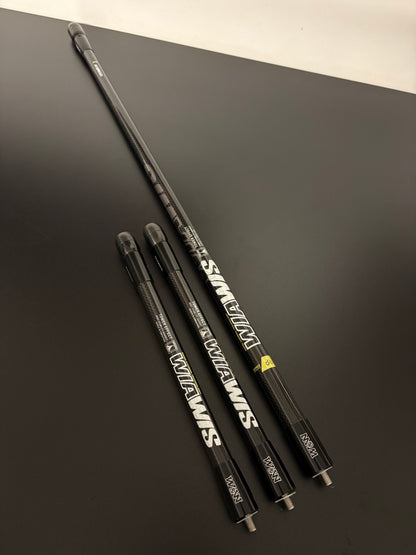 W&W Wiawis S21 Stabilizer Set 28 + 2x11 inch Glossy Black - NEW (#256)