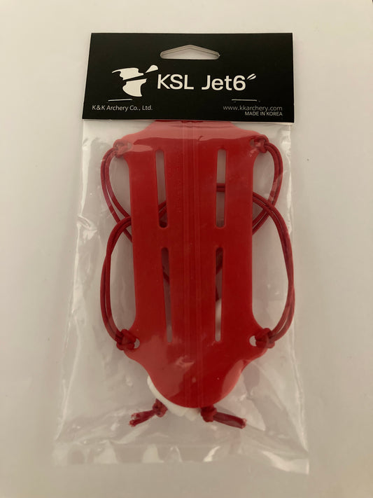 KSL Jet6 Arm Guard Red Regular - NEW
