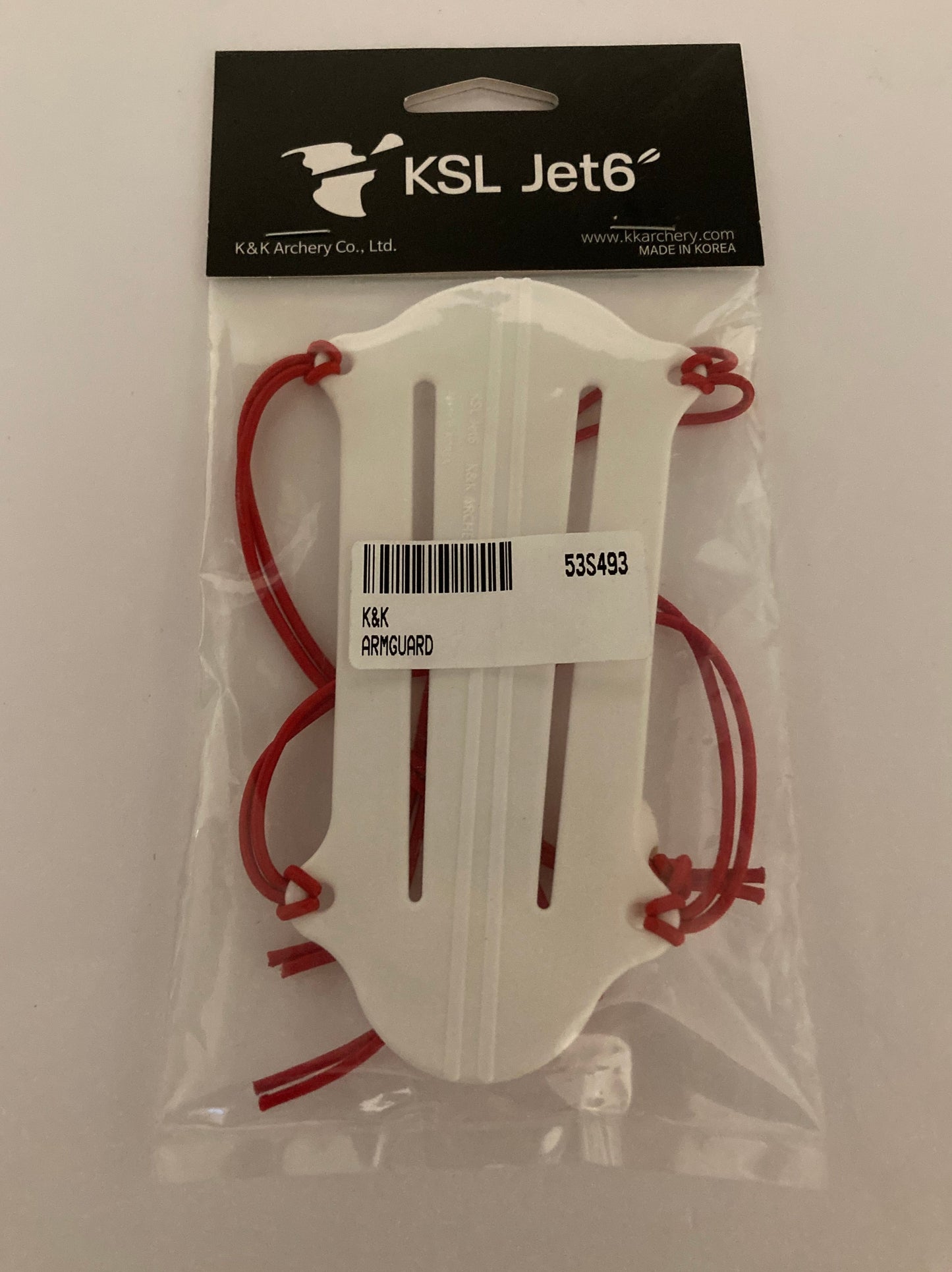 KSL Jet6 Arm Guard White Regular - NEW
