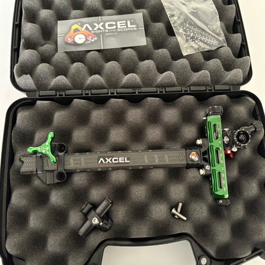 Axcel Achieve XP Pro Compound Sight RH Green - Show Model
