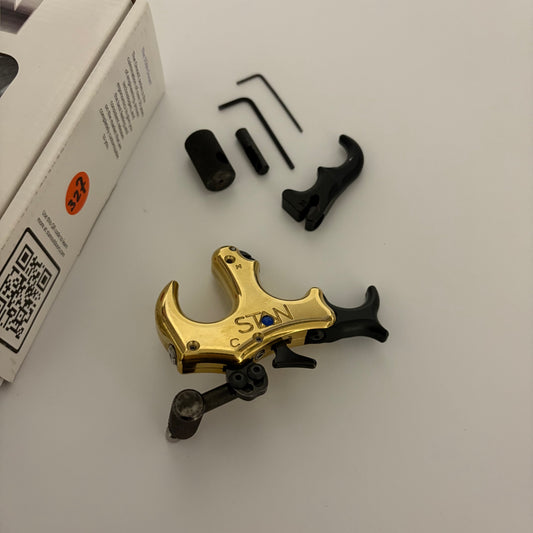 Stan Onnex Clicker Thumb Trigger Release Heavy Metal Size L - Used (#327)