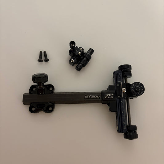 Arc Système SX200 Compound Sight RH Incl. Micro 3D Scope Holder Black 6'' - Used