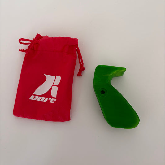 R Core Hoyt Recurve Grip RH Plastic Green Kteenos 45 - Show Model (#B33)