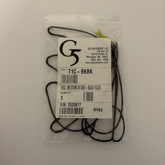 G5 Prime One STX/MX 39 Cable Set Black/Black - NEW (#162)