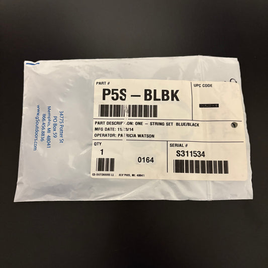 G5 Prime One String Incl. Yokes Blue/Black - NEW (#164)