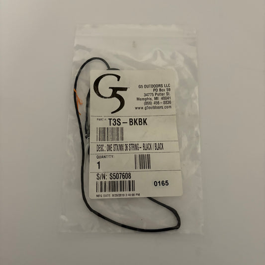G5 Prime One STX/MX 36 String Black/Black - NEW (#165)