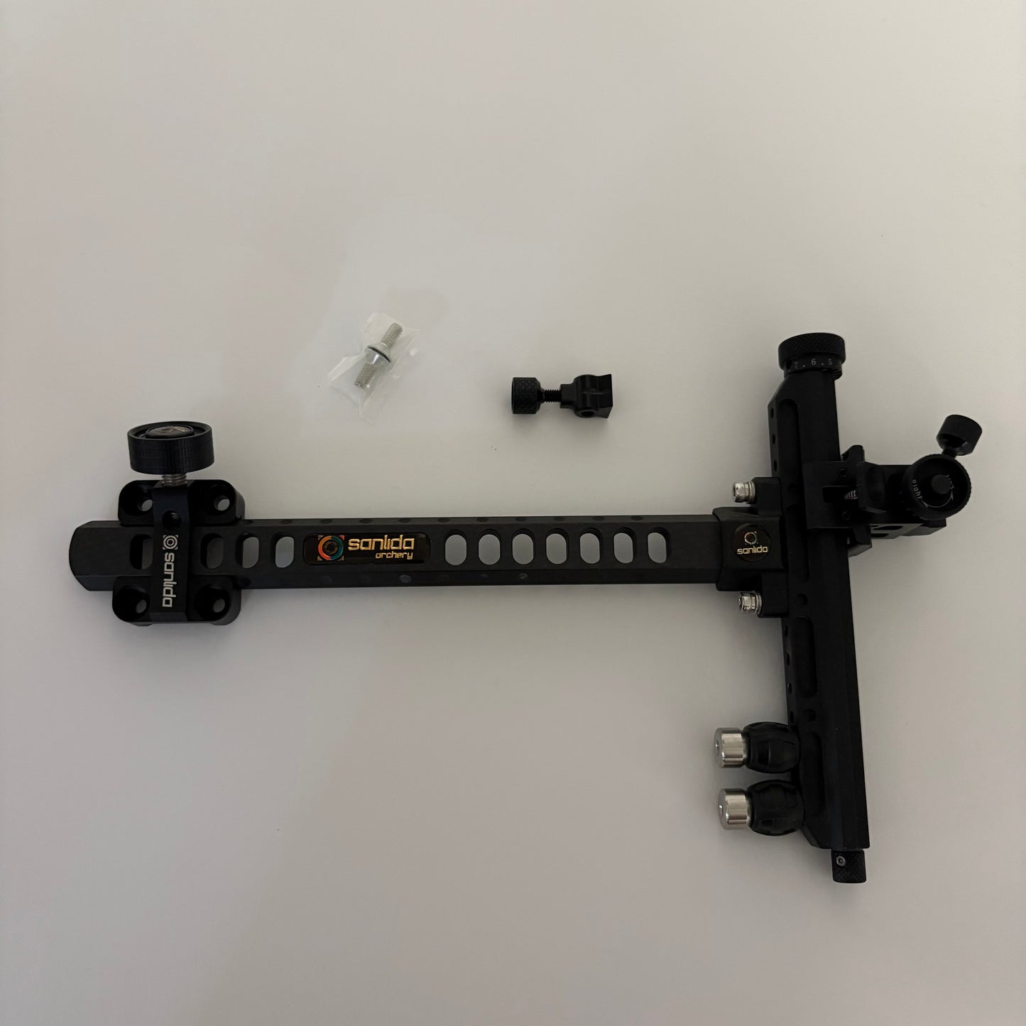 Sanlida X10 Recurve Sight RH Black 9'' - Show Model (#BR23)