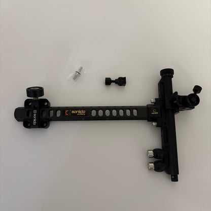 Sanlida X10 Recurve Sight RH Black 9'' - Show Model (#BR23)